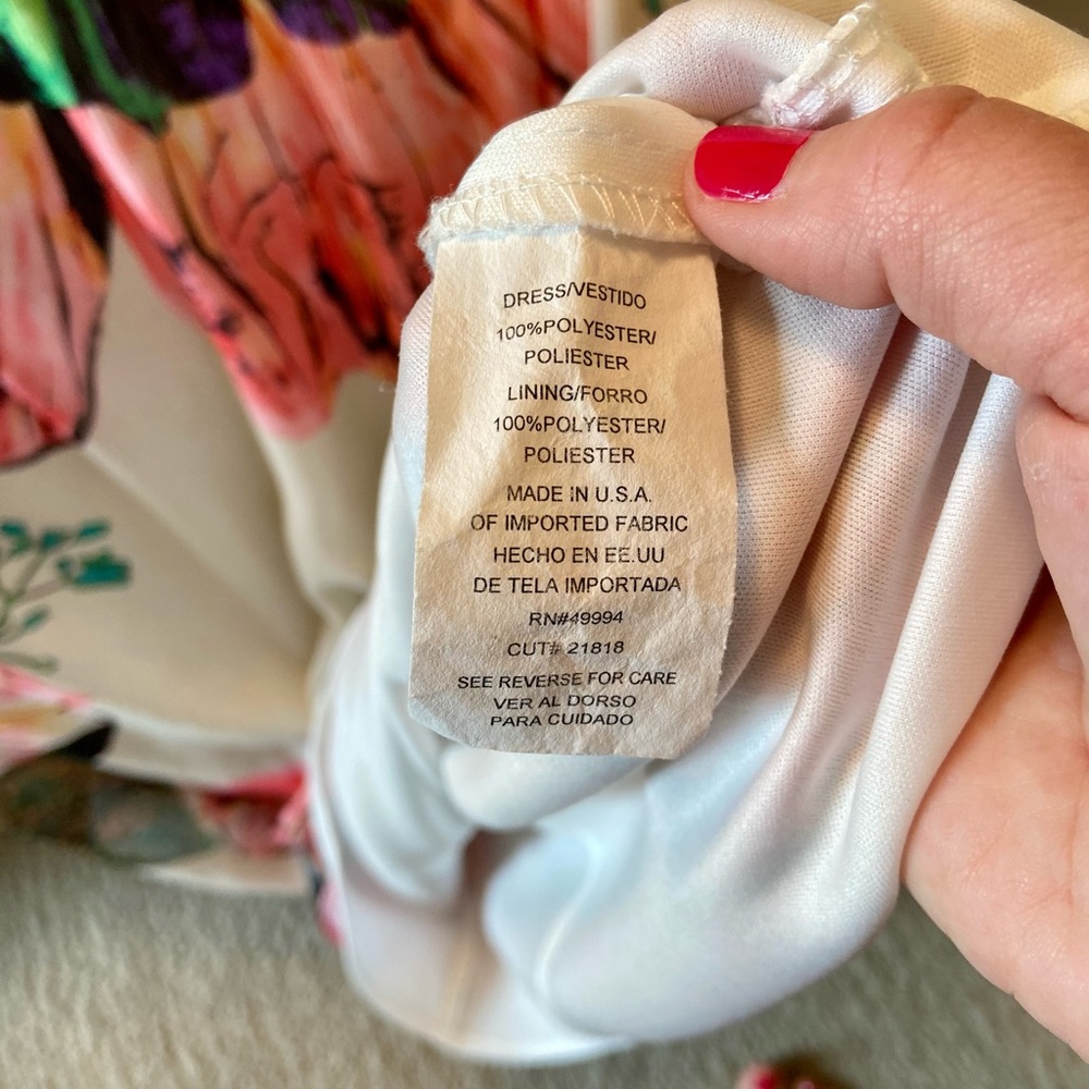 R&M Richards Floral Maxi Dress LIKE NEW! - Picture 5 of 7